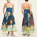 Women's Clothing Summer New Holiday Big Swing Graffiti Cotton And Linen Sleeveless Suspender Dress_ecoleips.com