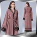 Verve Fashionable Lace Long Dress Muslim Dubai Robe 1555_ecoleips.com