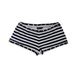 Summer Striped Women's Hot Pants Gothic Style Fashionable Versatile Shorts Cross Border Trade New 2025 European American Design_ecoleips.com