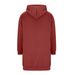 Women's Clothing Long Hoodie, Casual And Versatile Drawstring Long Sleeve Hooded Jacket With Pockets_ecoleips.com