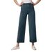 Women's Clothing Loose Straight Wide Leg Nine Point Trousers Jeans_ecoleips.com