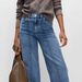K New High Waist Bright Line Wide Leg Jeans Retro Slim Women's Jeans_ecoleips.com