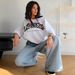 2024 Women's Summer New Short Sleeve Letter Print Round Neck Casual T-Shirt Loose Top_ecoleips.com