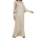 Muslim Dress Women Elegant Muslim Abaya Dress For Women – Modest Loose Fit Party Wear With Dubai & Türkiye Style_ecoleips.com
