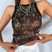 Women's Glitter Sequin Halter Neck Top Shiny Bodycon Streetwear Blouse Sexy Party Clubwear Fashion T-Shirt_ecoleips.com