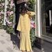Women's Clothing Imitation Linen Two Piece Set Asymmetrical Long Shirt And Skirt High End European American Women's Muslim Fashion_ecoleips.com