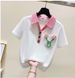 Women's Clothing Fashionable Women's Slim Fit Shirt Color Block Ethnic Style Embroidered Trendy Style Jeans Set_ecoleips.com