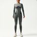 Women's Moisture Wicking Ski Suit Seamless Training Warm Underwear Set Fitness Sportswear For Autumn And Winter_ecoleips.com