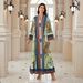 Fashion plus Size Printed Rhinestone Jalabiya Casual Ethnic Pullover Dress Women's Clothing Muslim Fashion_ecoleips.com
