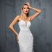 Women's Clothing Tube Top Evening Dress New V Neck Fishtail Mesh Dress Banquet Party Annual Meeting Small Dress_ecoleips.com