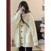 K Women's New Knitted Cardigan With A Loose, Lazy Feel And An Open Collar. No Bags Or Other Accessories_ecoleips.com