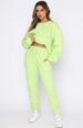 Autumn Winter Solid Color Crew Neck Pullover Pants Women's Fashion Casual Long Sleeve Sweatshirt Set New Arrival_ecoleips.com