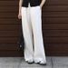 Suitable For All Seasons Korean Style Tencel Linen Wide-Leg For Women, Summer New Loose Casual Thin Solid Color Long Pants, Versatile Slimming_ecoleips.com