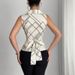 Women's Clothing Temperament Commuting Sleeveless Strappy Top_ecoleips.com