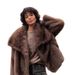 Women's Clothing Fashion Street Blasting Lapel Long Sleeved Fur Coat For Women Spring New Style Solid Color All Match Cardigan Fur Top_ecoleips.com