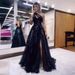 Women's Clothing Black Banquet Evening Dress For Women High End New Sequined Haute Couture Art Exam Performance Birthday Host Dress_ecoleips.com
