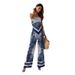 2025 Summer New Fashion Printed Strap Tube Top + Positioning Floral Pants Set Two-Piece Women's Clothing_ecoleips.com
