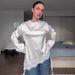 European And American Foreign Trade Women's Clothing 2026 Spring New Round-neck Long-sleeve Waist-tied Lace Hem_ecoleips.com