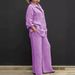 Effortless Linen-Blend Suit Set – Women’s Breathable Office-to-Weekend Outfit (S-5XL, 8 Colors, Wrinkle-Resistant)_ecoleips.com