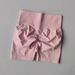 Women's Clothing 20 Colors Hip Lifting Pants Fitness High Waist Abdomen Three Point Fitness Pants Yoga Shorts_ecoleips.com