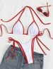 Women's Clothing Women's Sexy Solid Color Two Piece Swimsuit Bikini Set Fashionable Style Modest Coverage Beach & Pool Ready_ecoleips.com