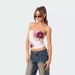 Women's Clothing new street fashion positioning printing sexy navel baring chest wrap _ecoleips.com