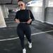 2025 Autumn And Winter New Women's Casual Two-piece Slim Fit Long Sleeve Sports Set_ecoleips.com