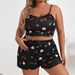 Large Size Women's Summer Pajamas European American Style Four Seasons Home Clothes Camisole plus Size Clothes for Women_ecoleips.com
