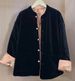 girl Nanyou National Style Silk Velvet Satin Reversible Cotton Jacket With Small Tang Dynasty Print, Versatile Padded Coat_ecoleips.com