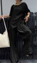 2024 Summer New Fashion Casual Cross-Border European American Trade Women's Round Neck T-Shirt And Long Pants_ecoleips.com