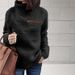 Women's Zip Neck Long Sleeve Pullover Sweater – Fall Fashion Essential In Stretch Cotton_ecoleips.com