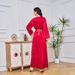 Verve 011 Dubai Long Robe Gold Embroidered Lace Fashion Muslim Women's Dress_ecoleips.com