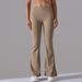 Women's wide-leg pants hip yoga bell bottoms, high waist leisure fitness pants_ecoleips.com