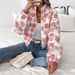 European American Cross-border 2026 Autumn Winter New Suede Jacket Women, Short Zip-up, Stylish, Suitable For Commuting,_ecoleips.com