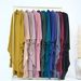 Women's Clothing Modest Abaya Dress Solid Color Premium Solid Color Hijab Scarf – Modest Oversized Head Wrap For Muslim Women (100% Polyester)_ecoleips.com