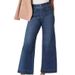 Women's Clothing Straight Wide Leg Jeans Many Large Pockets Jeans_ecoleips.com