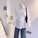 Women's Clothing Women's Style Long Sleeved Shirt Belted Waist Slimming Style Top For Autumn Commuting Stylish Design_ecoleips.com