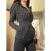 Define Women's Hooded Zipper Cardigan Yoga Wear Sports Jacket Fitness Running Top With Lulu Original Label_ecoleips.com