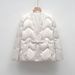 New Down Jacket 90 Down Casual Autumn And Winter Simple National Style Solid Color V-neck Loose Coat_ecoleips.com
