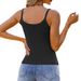Women's Cross-border Tank Top, New Slim-fit Fashion, Versatile Elegant, Accentuates The Bust And Waist, Suitable For_ecoleips.com