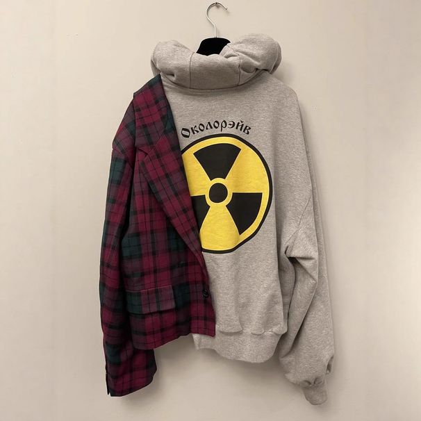 Unisex European American Style Irregular Print Retro Faux Two Piece Hoodie Unique Hip Hop Sweatshirt for Women_ecoleips.com