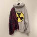 Unisex European American Style Irregular Print Retro Faux Two Piece Hoodie Unique Hip Hop Sweatshirt for Women_ecoleips.com