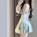 Backless Sexy Swimsuit Women's Skirt Style One-piece Cover Slimming Effect Pure Desire For Students To Soak In Hot Springs_ecoleips.com