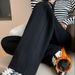 Plus Size Women’s Fleece-Lined Sweatpants – High-Waisted Straight Leg Lounge Pants With Thermal Insulation & Flowy Drape ( Ultra-Soft & Stretchy)_ecoleips.com