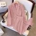 Women's Clothing Plus Size Women's Fashionable Elegant Suit Jacket Spring Chubby Girls Two Piece Set Of Pants_ecoleips.com