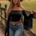 Bohemian Fringe T-Shirt – Western Style Stretch Cowgirl Top With Long Sleeves & Distressed Detailing (S-Xxl) Vintage Goth Rocker Chic_ecoleips.com