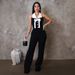 Women's Clothing Personalized Line Stitching Long Sleeved Sports Fitness Jumpsuit_ecoleips.com