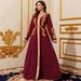 Women's Clothing Robe Dress Ladies Dress Arabic Lace Long Sleeve Fashion Long Skirt Spot_ecoleips.com