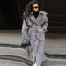 Classic Double-Breasted Long Wool Blend Coat, Oversized Trench Coat For Women, Fall Winter Casual Outerwear (Gray/Brown)_ecoleips.com