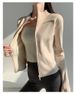 Women's Fleece-Lined Zip-Up Hoodie - Slim Fit Long Sleeve Pullover For Winter Sports & Cycling (Black, White, Gray, Green, Brown)_ecoleips.com